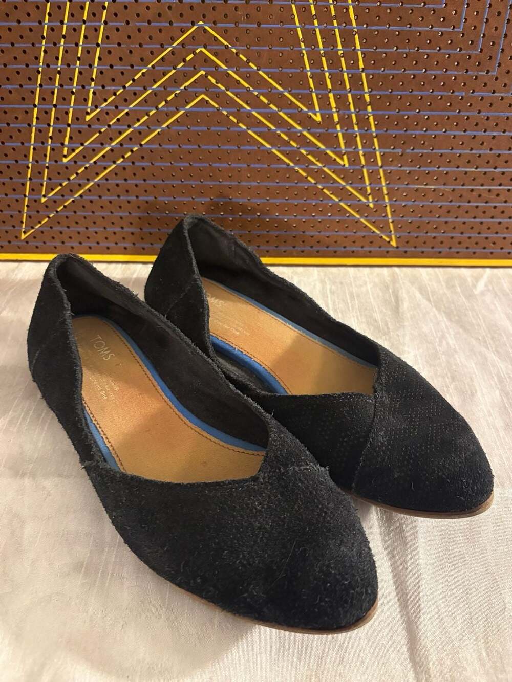 Toms Black Flats